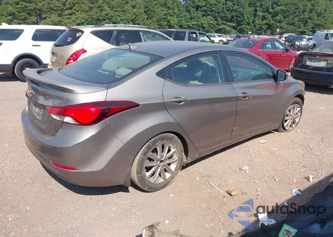 2015 Hyundai Elantra Se from USA, damaged, VIN 5NPDH4AE9FH590805